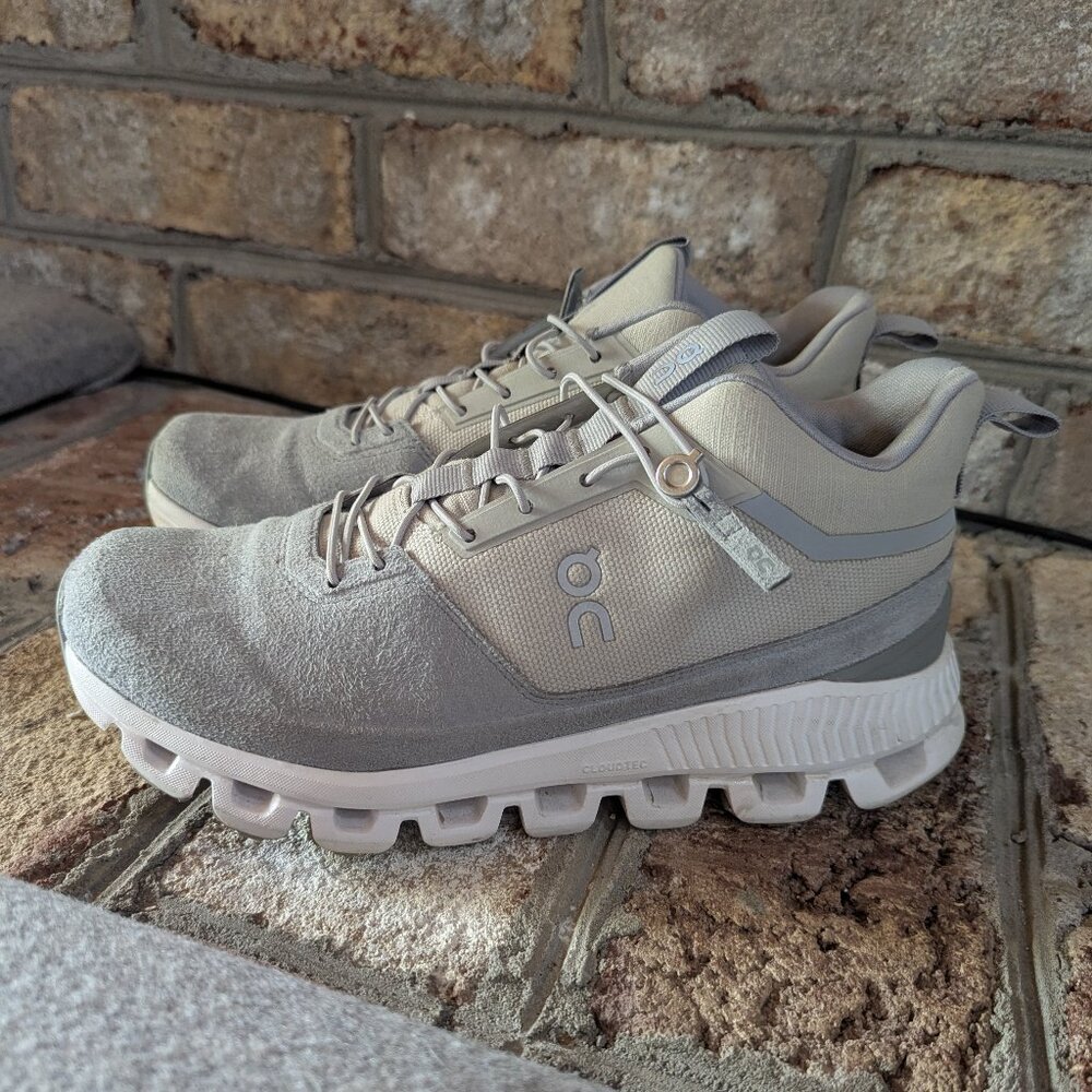 On Cloud Hi Women's Sneakers - Glacier/Grey - US W 7.5 (EU 38.5)